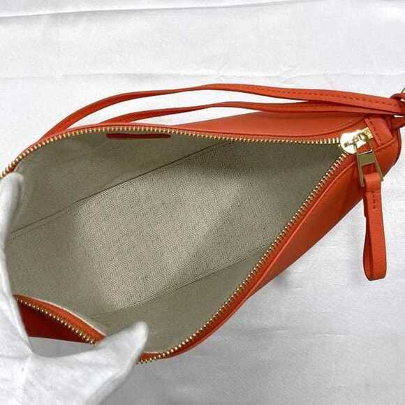LOEWE Orange Leather Hammock Shoulder Bag - Picture 8 of 11